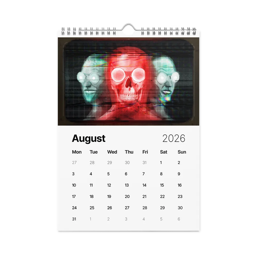 Oxhorn's 2026 Thumbnail Calendar product image (9)
