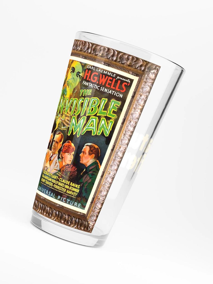 saturday afternoon pint glass: now you see me now you don't product image (6)
