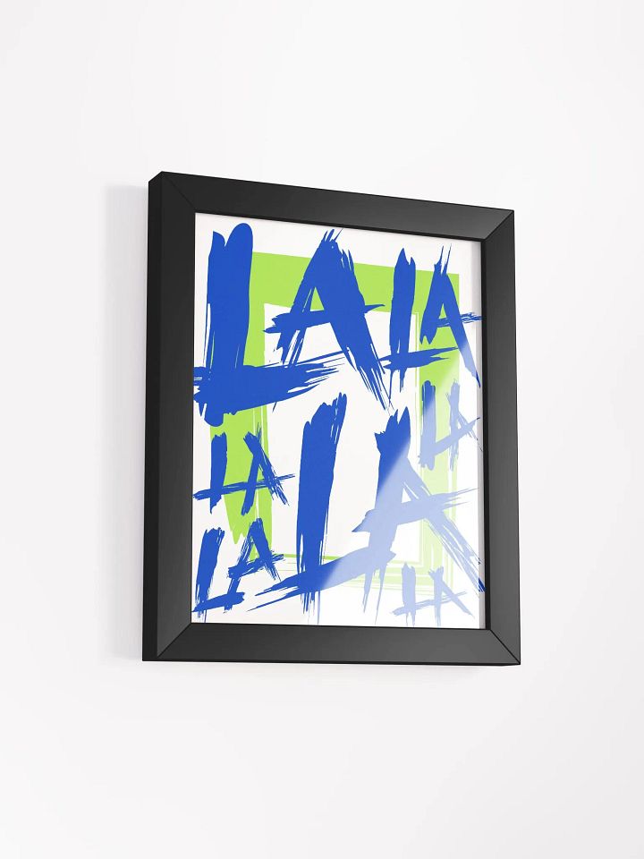 La La La Framed Matte Poster product image (27)
