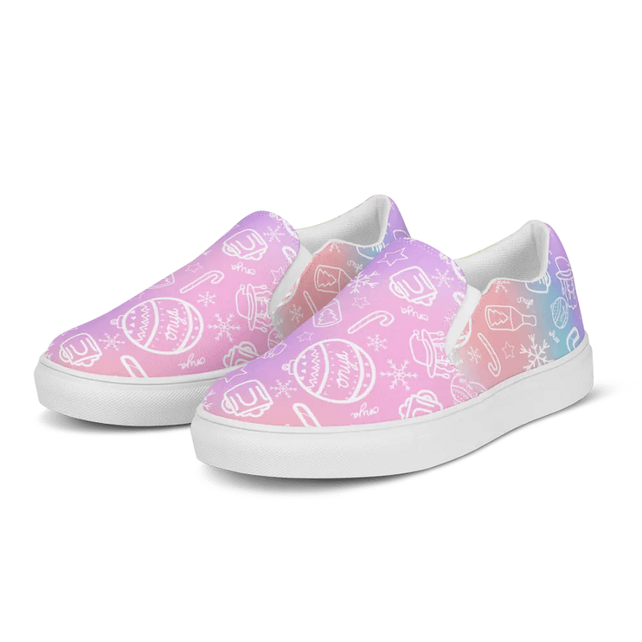 Limited Edition Christmas Tie Die Mens Slip-On Shoes product image (5)