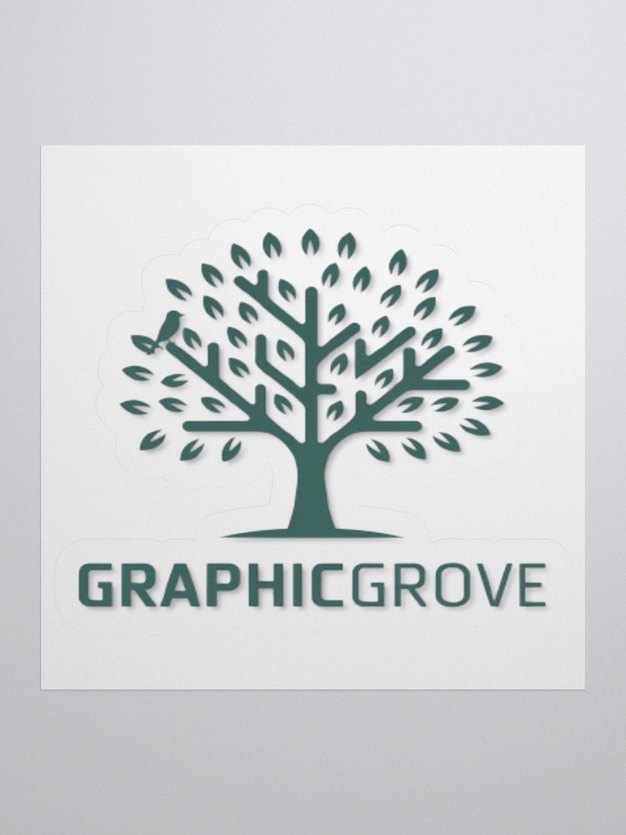 GraphicGrove Tree Logo Vinyl Sticker - Exclusive Nature-Inspired Design product image (3)