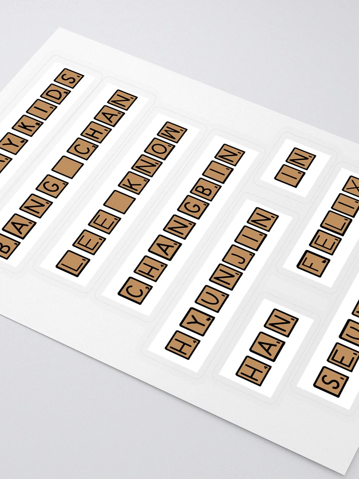 Scrabble name sticker sheet product image (2)