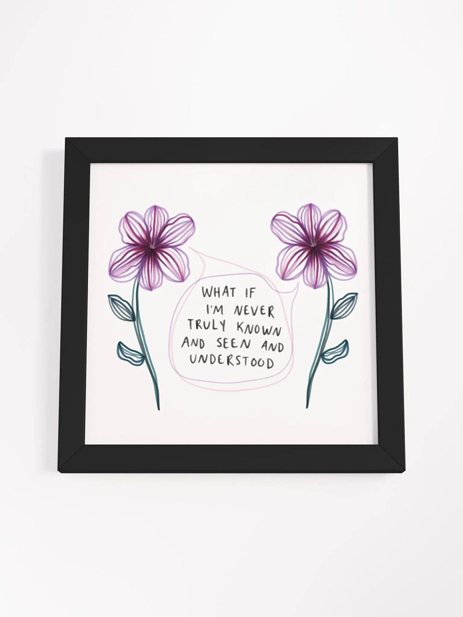 Understood Framed Art Print product image (4)