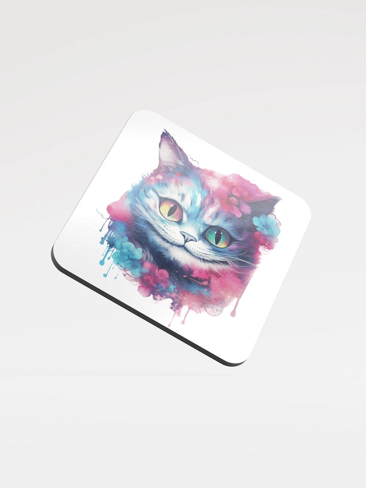 Psychedelic Paws Cork Coaster product image (1)