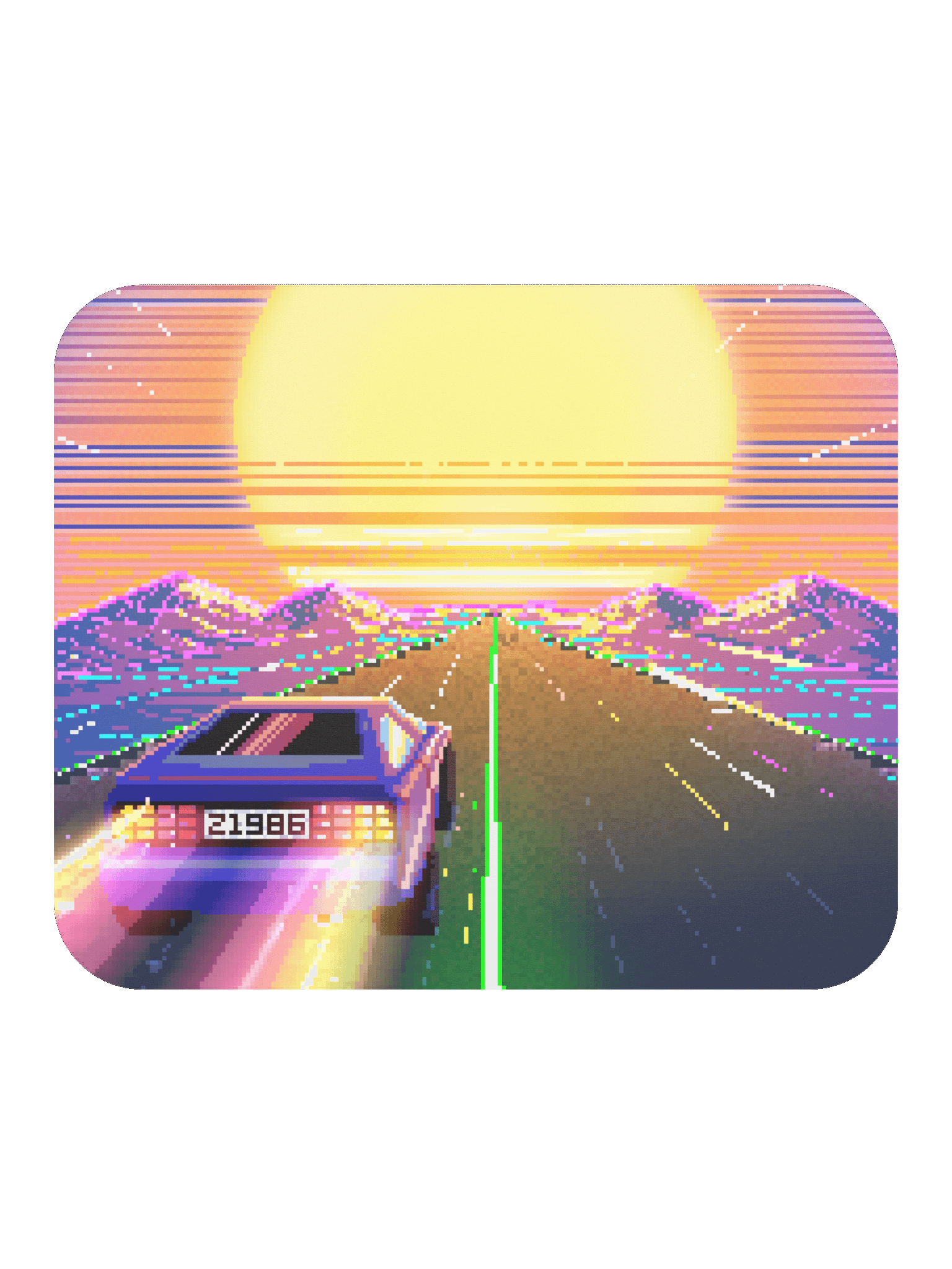 Synth City - Sunset - Mousepad product image (2)