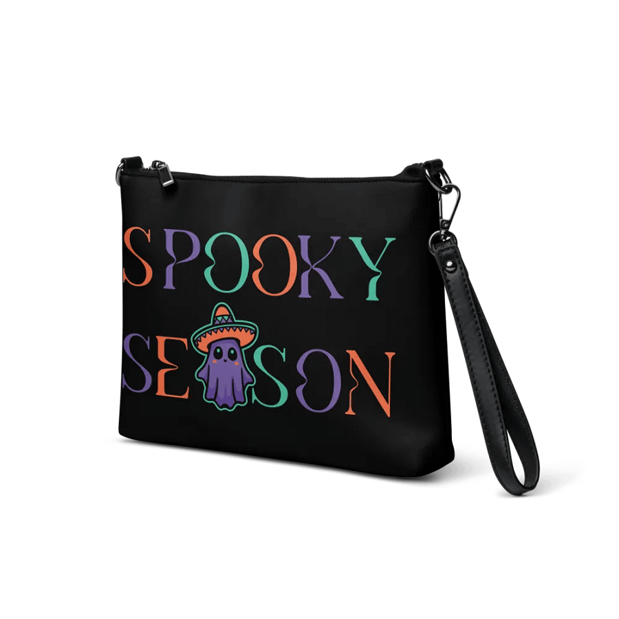 Spooky Season Sombrero Ghost Colorful Flip-Sided Faux Leather Crossbody Bag product image (4)