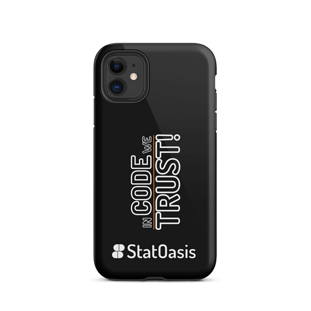 Tough iPhone Case Black product image (1)