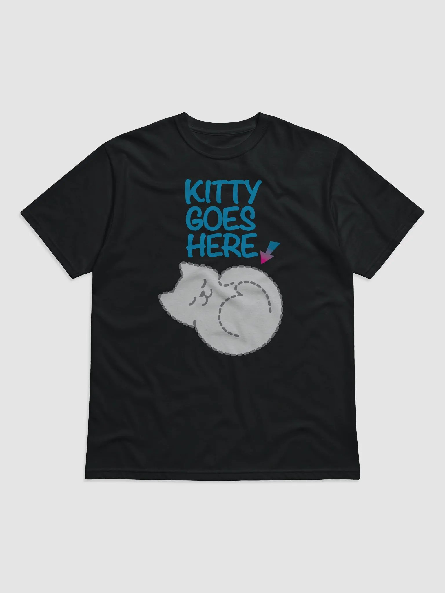 KITTY goes HERE! • unisex organic t-shirt by Econscious product image (1)