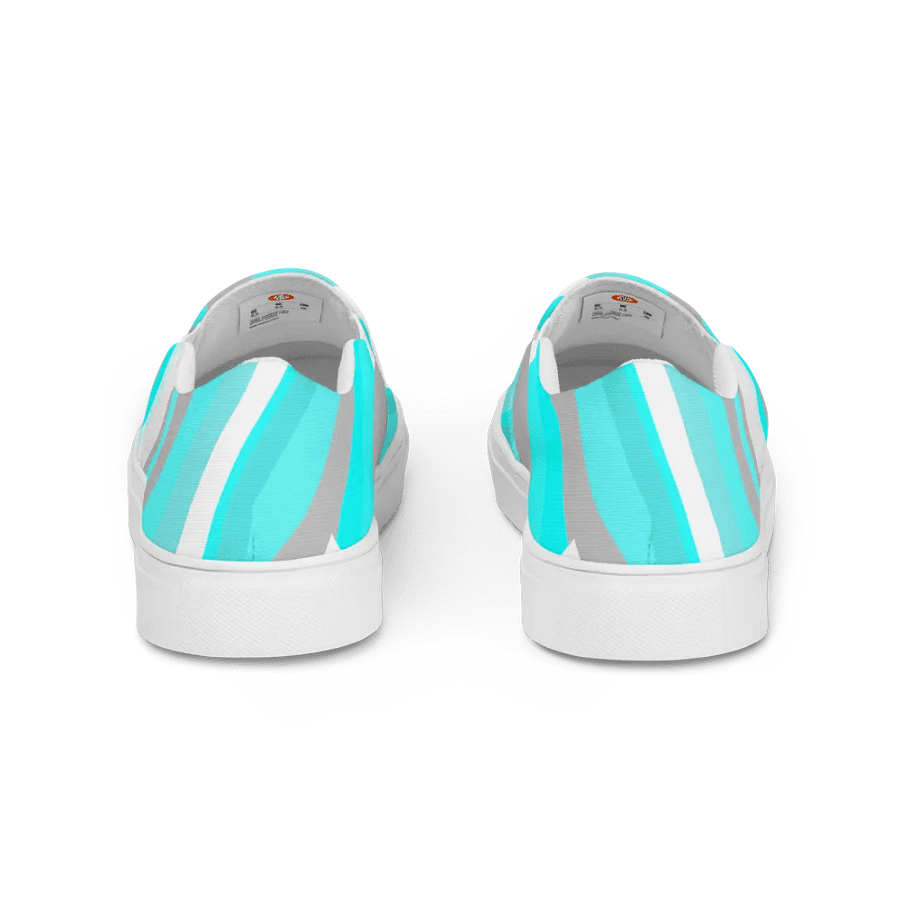 Pastel Wave Women's Slip-on Deck Shoes product image (3)