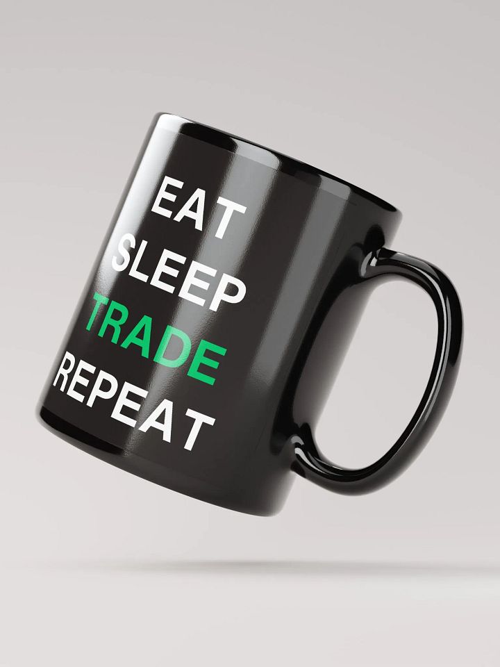 Eat, Sleep, Trade, Repeat Distorted Mug product image (2)