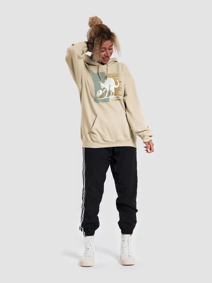 Holiday cat charm hoodie -regular Fit product image (2)