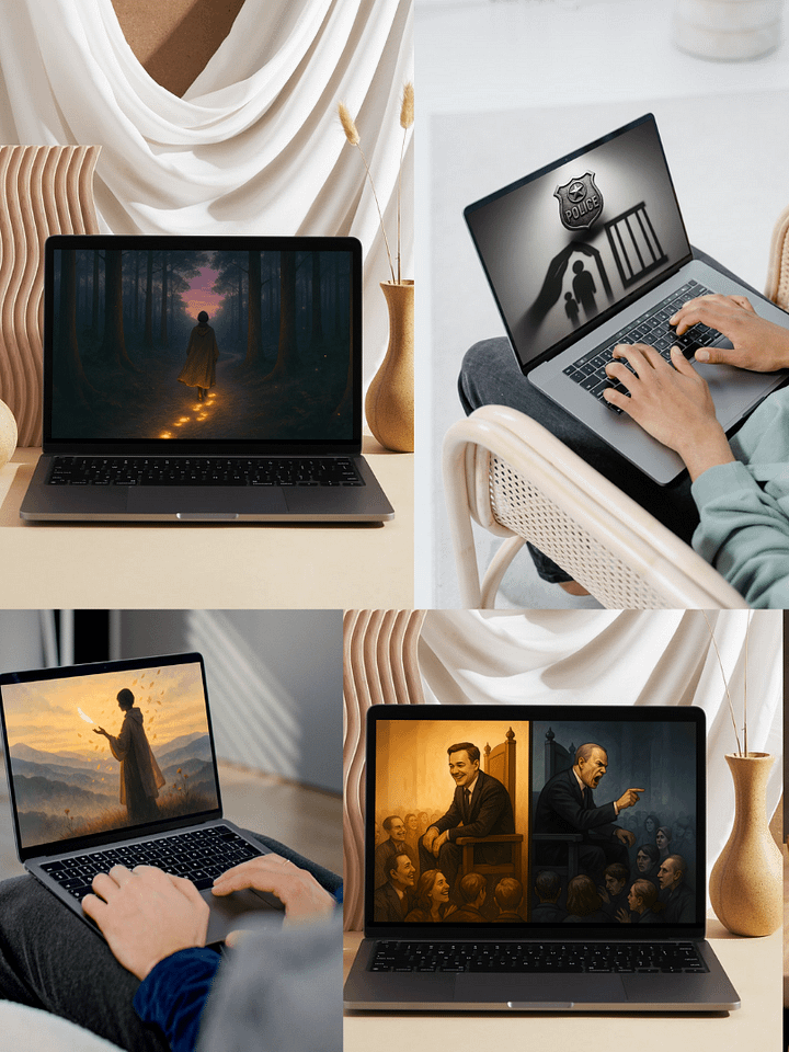 Strength feared or revered All in one Bundle premium laptop wallpapers product image (1)