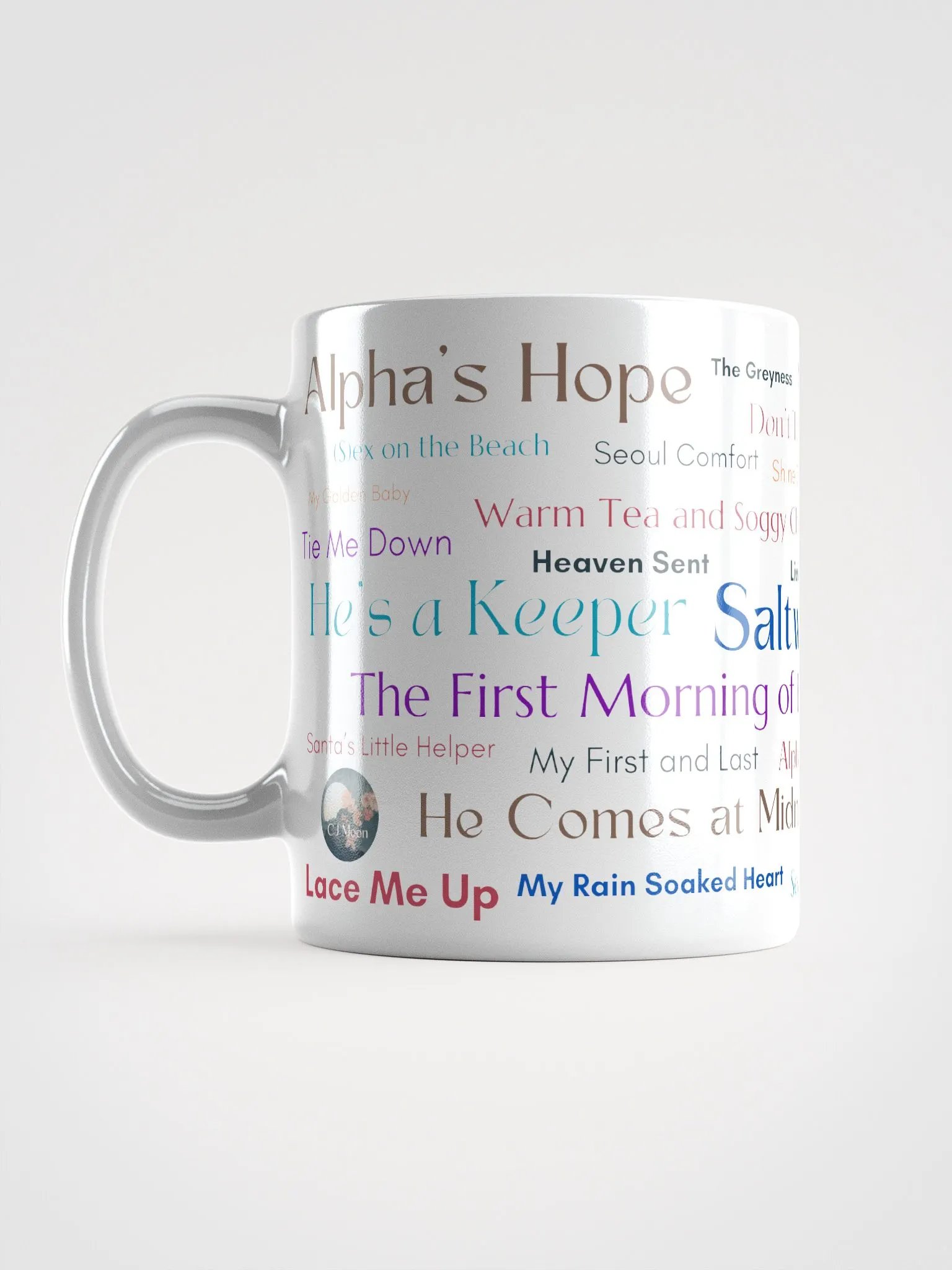 "Our Story So Far..." CJ Moon mug product image (4)