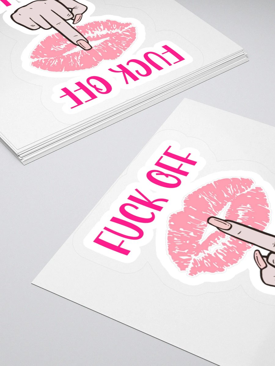 Fuck Off I'm A Lady (Lighter Skin Tone Variation) Sticker product image (12)