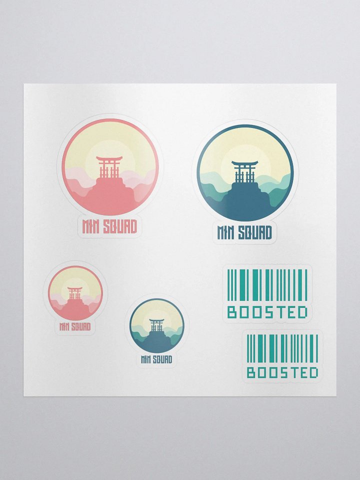 Min Squad and Boosted stickers product image (2)