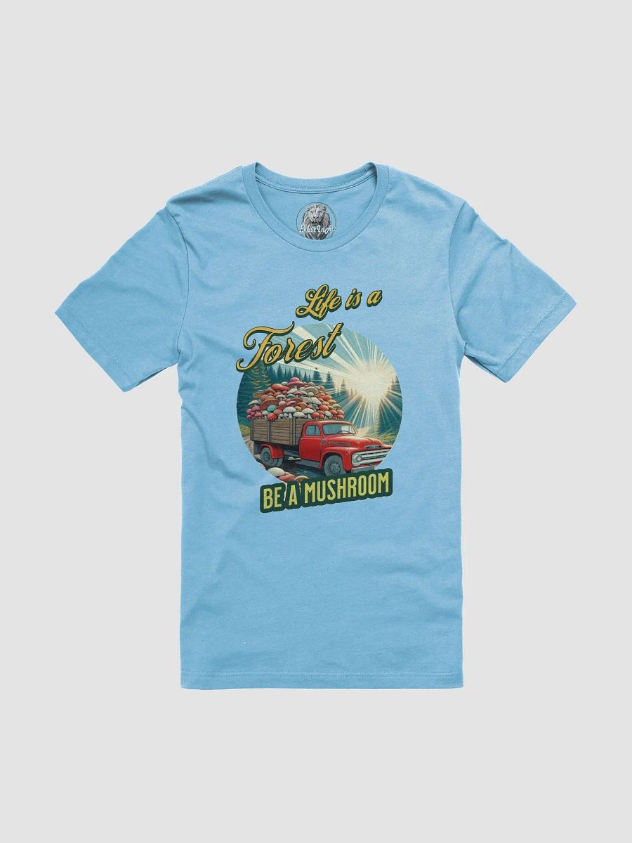 Life is a Forest Be a Mushroom T-Shirt - Vintage Style Fungi Graphic Tee | Retro Red Truck Design | Mushroom Lover Gift product image (4)