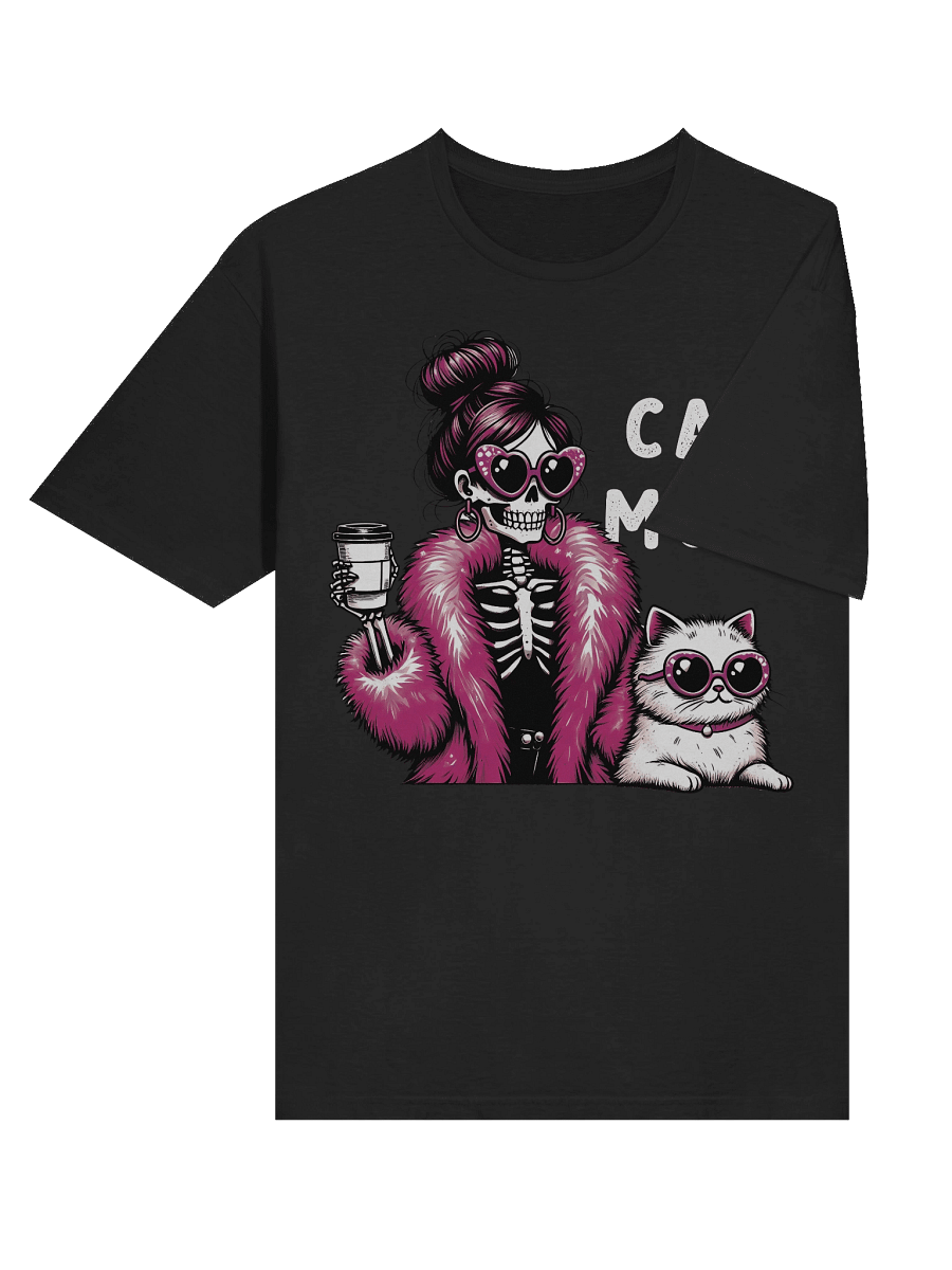 Cat Mom Skeleton T-Shirt product image (27)