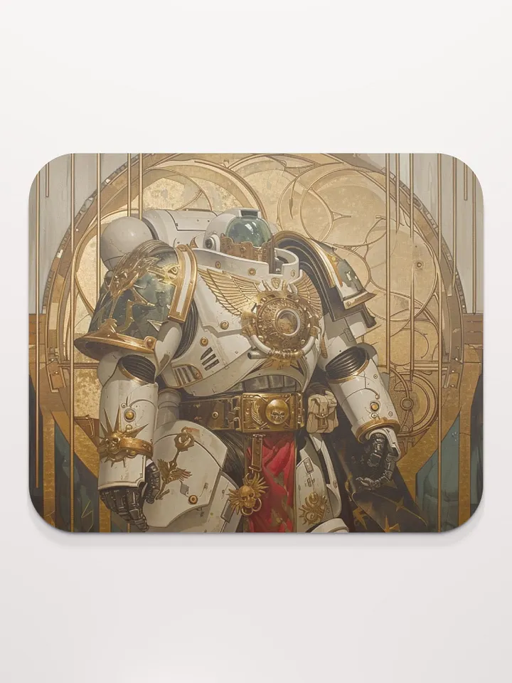 Deco-Dystopian Sentinel Mouse Pad product image (2)
