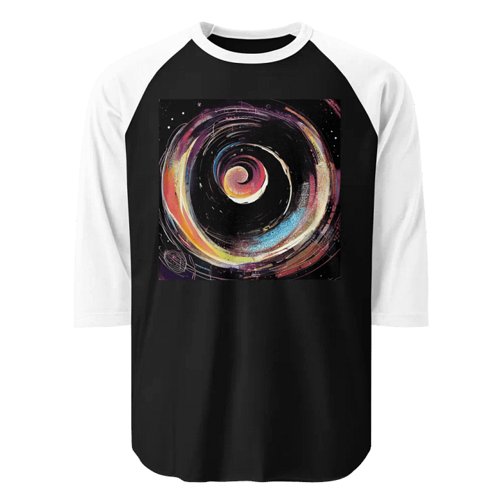 Cosmic Swirl ¾ Sleeve Tee product image (1)