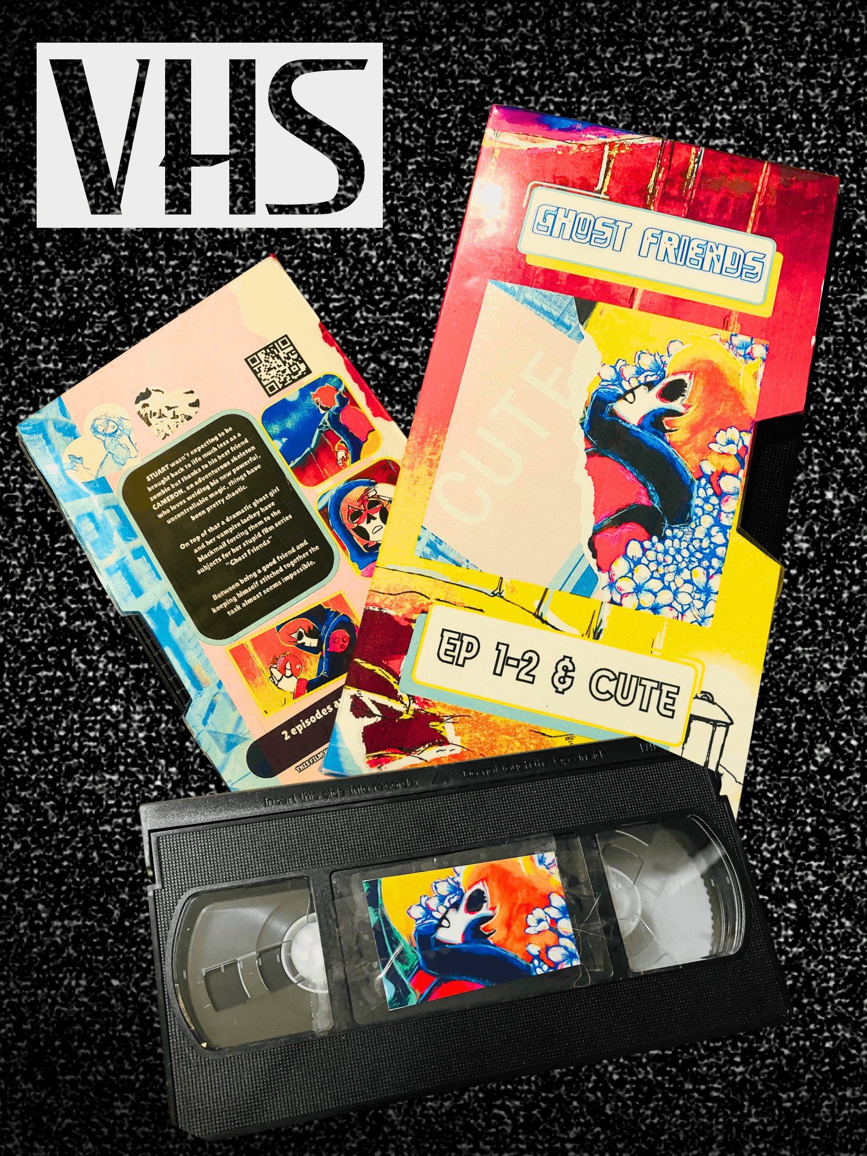 Handmade Custom made Ghost Friends Cute/ep 1-2 VHS (ONLY 4 LEFT!) product image (1)