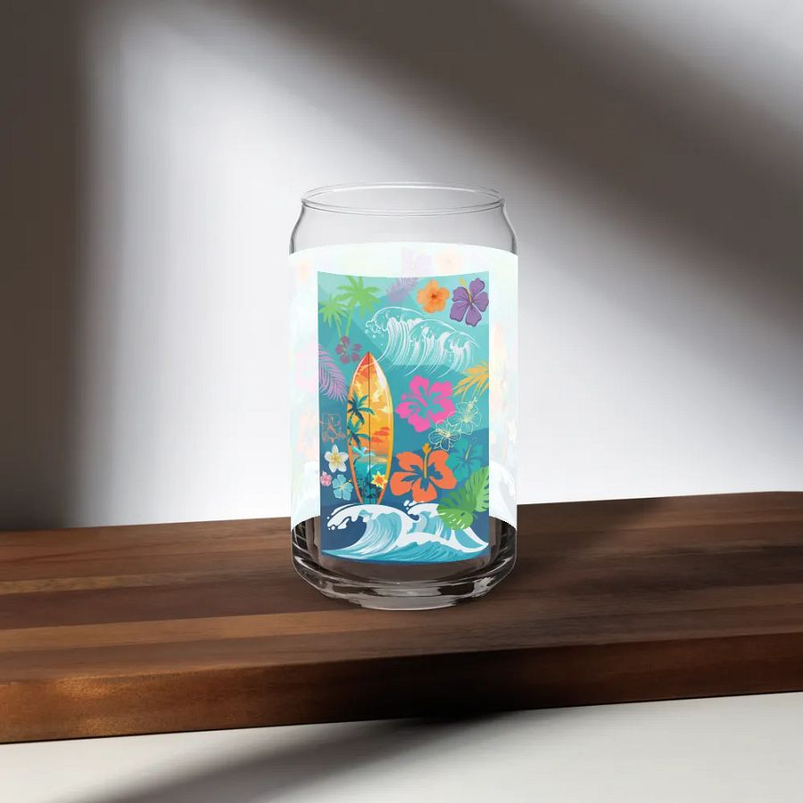 Tropical Escape Drinking Glass product image (5)
