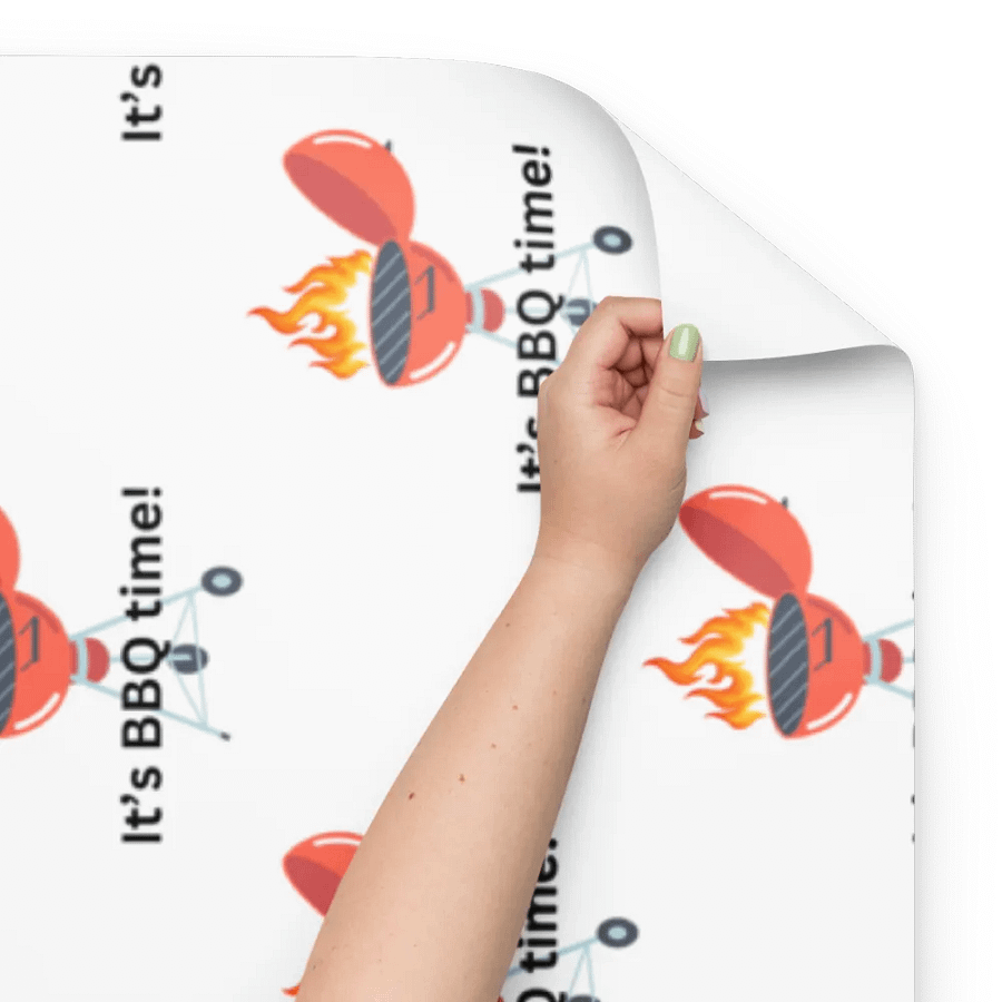 It's BBQ time Wrapping Paper product image (9)