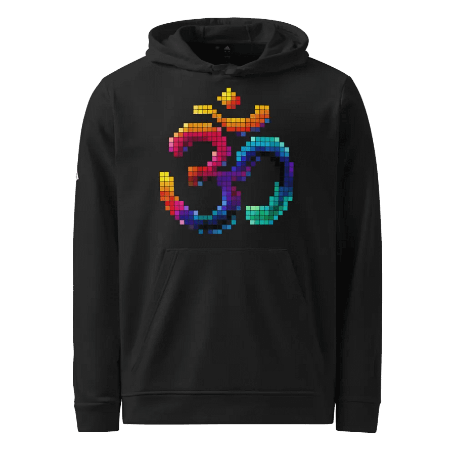 Pixelated Om Spirit Hoodie product image (1)