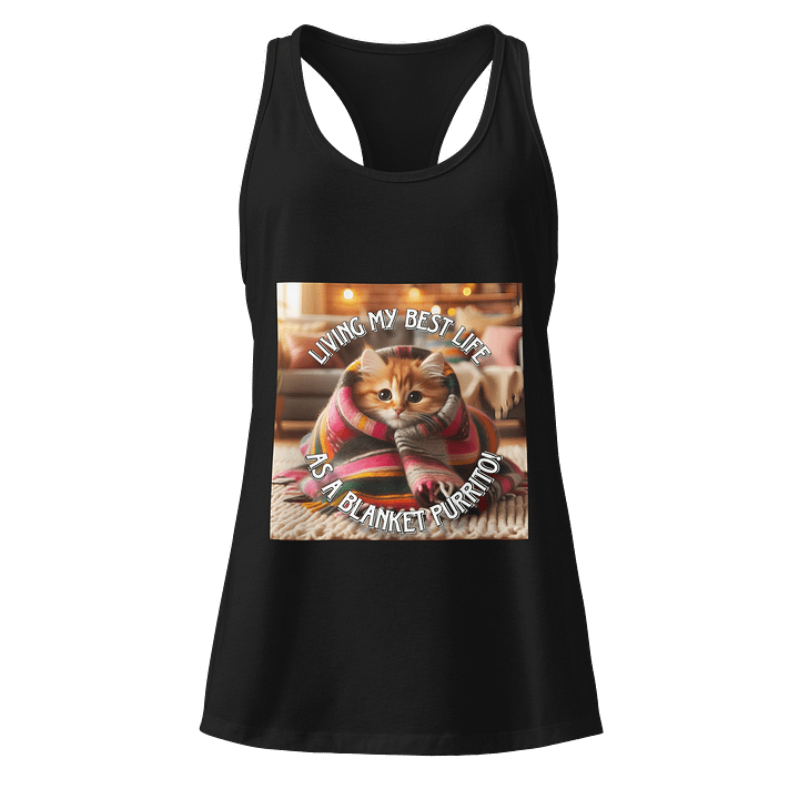 Mini Z's Purrito Tanktop. product image (1)