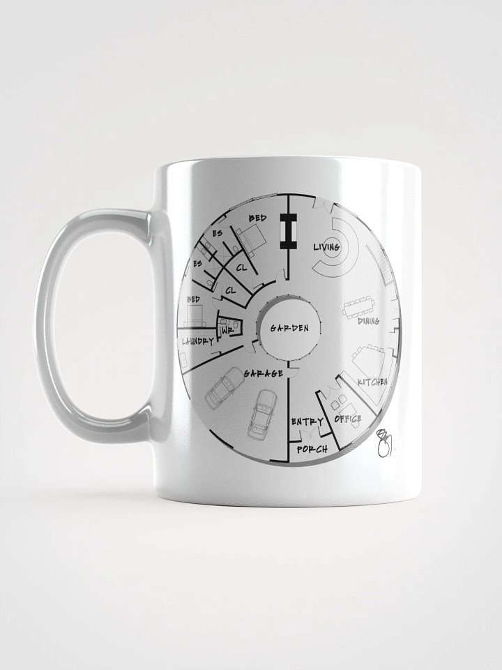 Alphabet Floor Plan Mug - O product image (1)