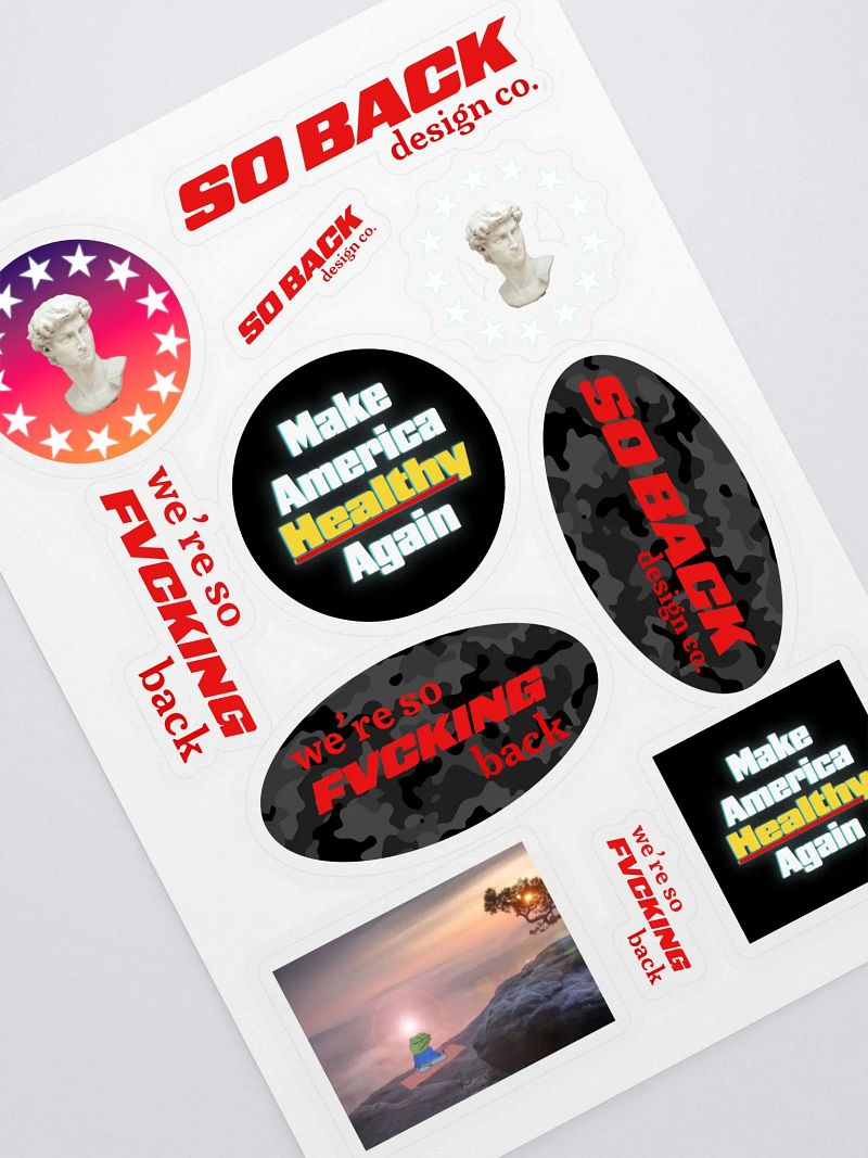 So Back Sticker Pack #1 - Glossy Film