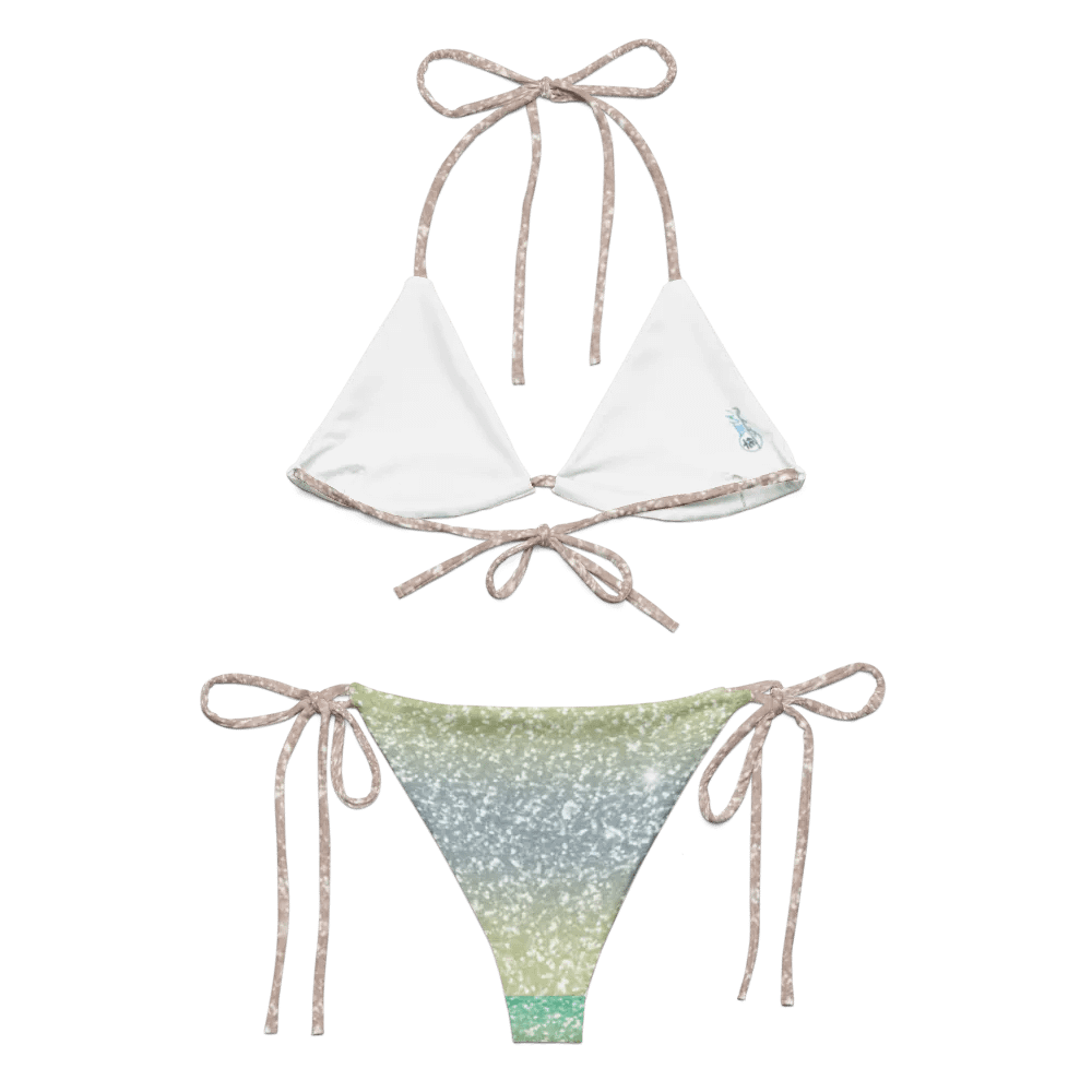 Glitter Unicorn Texture Design String Bikini (1) product image (2)