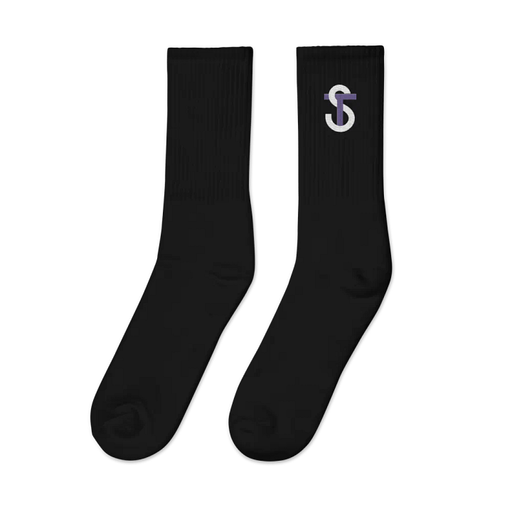 Fragmented Funk Embroidered Socks product image (2)