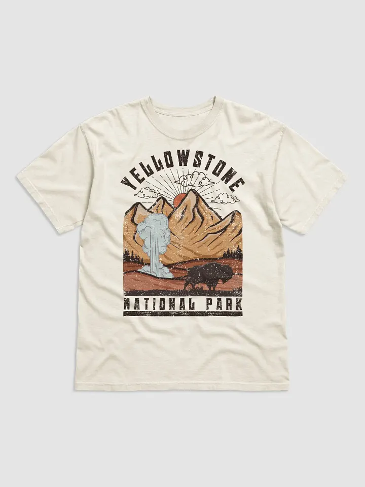 Yellowstone National Park, Wyoming Tee | Retro-Style Grunge Western T-Shirt for Travel and Road Trips product image (11)