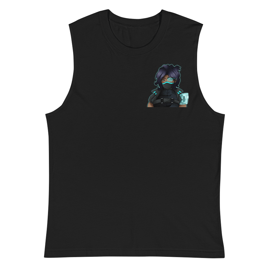 Neon Noir Officer 25 - Gym Tank (Black w/Crystal) product image (3)