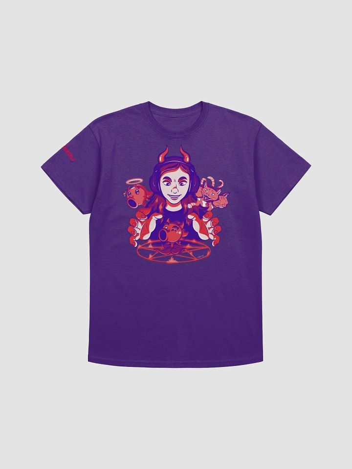 Colorized Satanic Rituals Dark Ensemble T-Shirt (Sleeve Logo) product image (1)