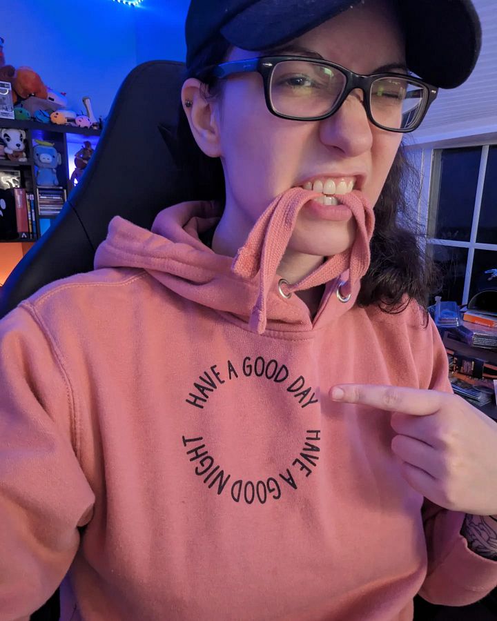 have a good day hoodie (black lettering + uncensored) product image (1)