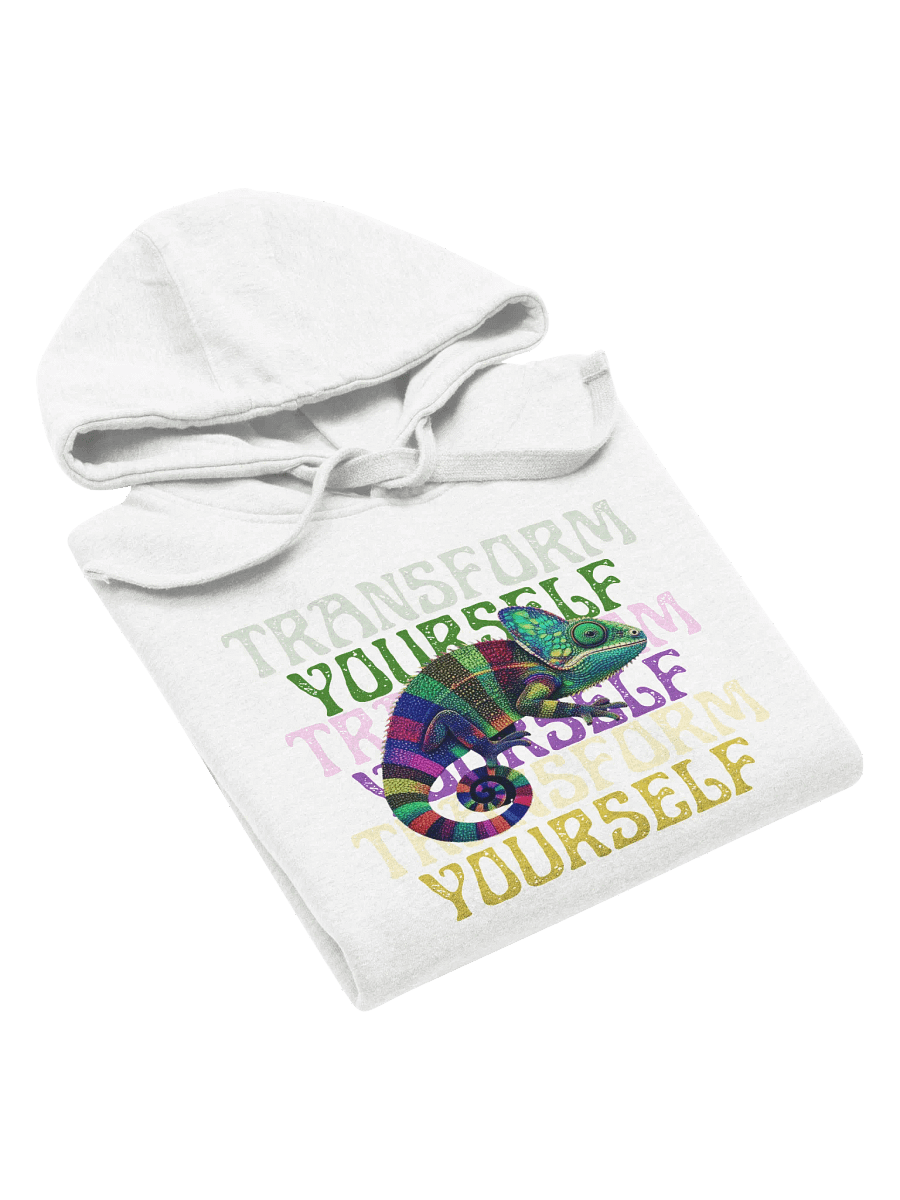 Transform Yourself Chameleon Inspired Front Graphic Hoodie product image (20)