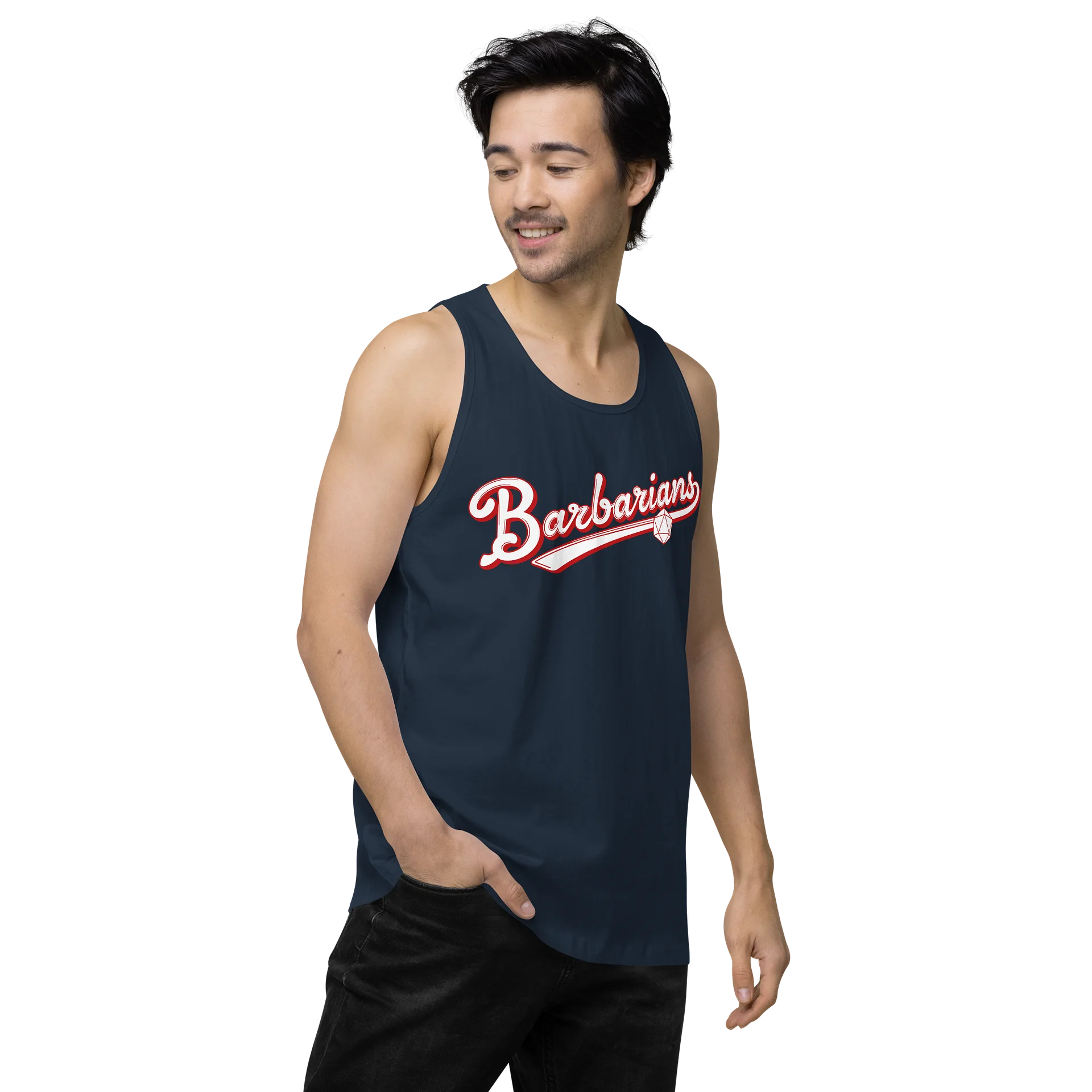 "Barbarians" Vintage Athletic Tank Top - Cotton Heritage product image (14)