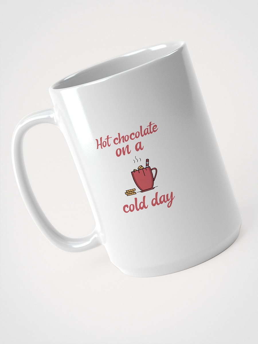 Hot Chocolate on a Cold Day Mug – Cozy Winter Cocoa Coffee Cup, Holiday Gift Idea product image (4)