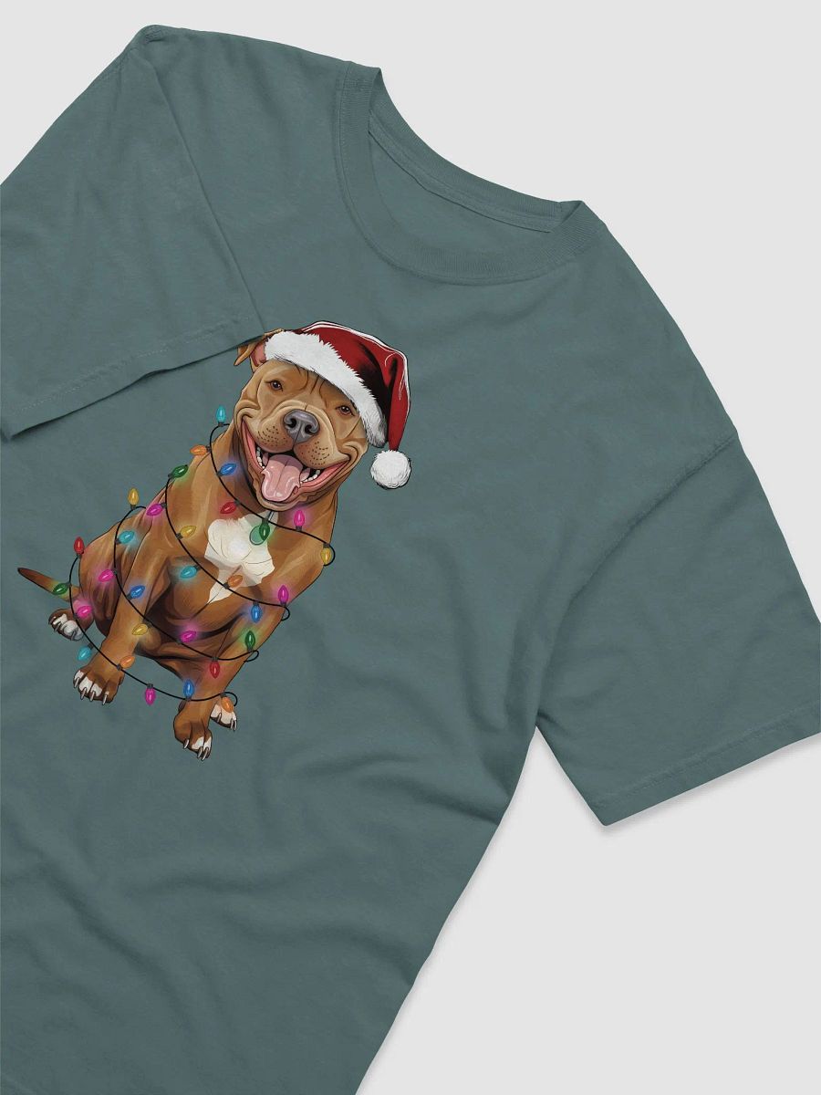 Funny Pitbull Terrier(Red) Christmas T-Shirt for Pittie Paw-rents product image (6)