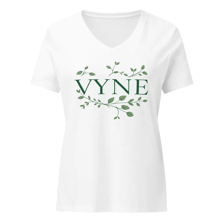 Bella+Canvas Women's Relaxed V-Neck T-Shirt VYNE Leafy Branches product image (1)