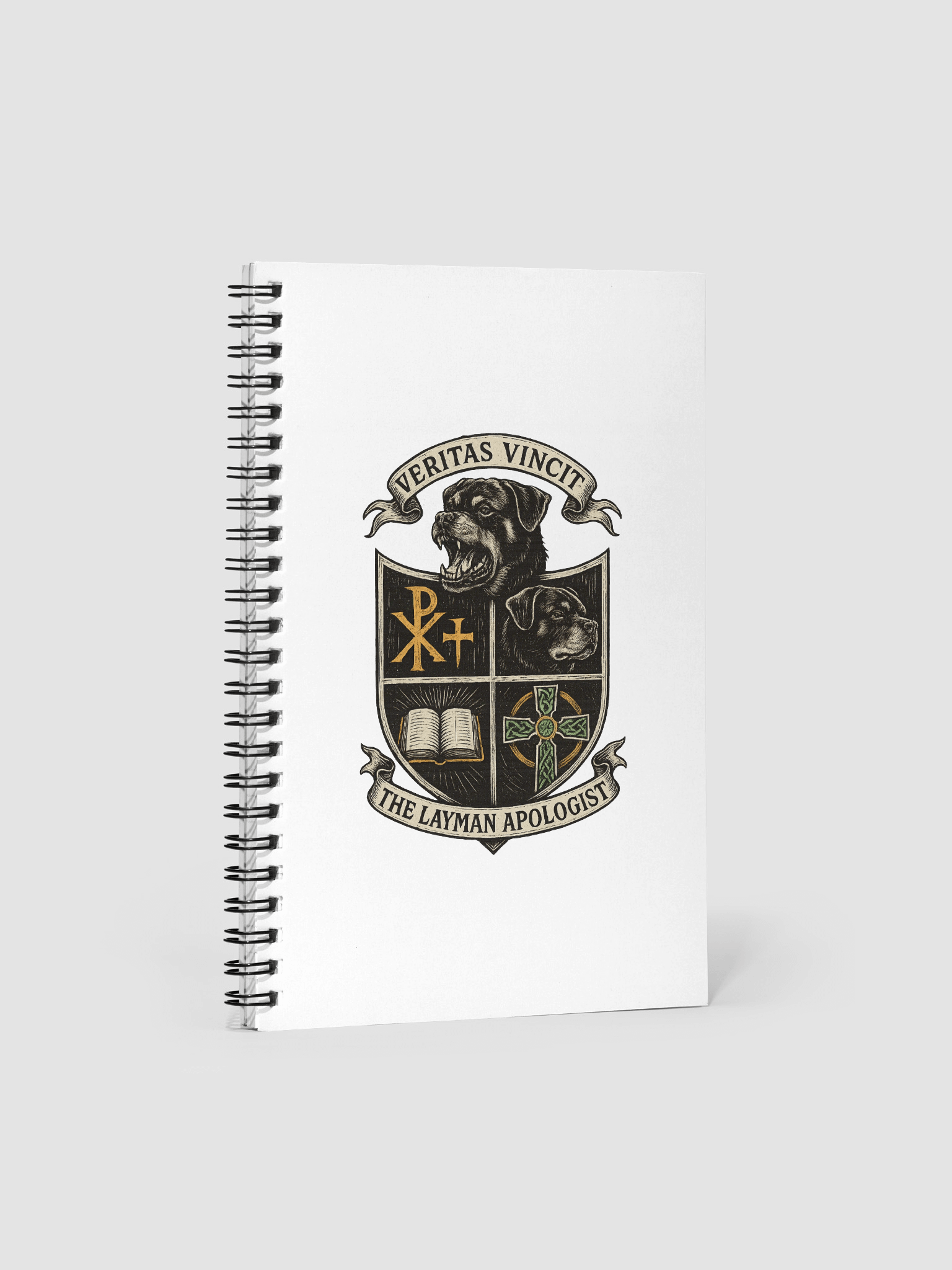 Layman Coat of Arms notebook product image (1)