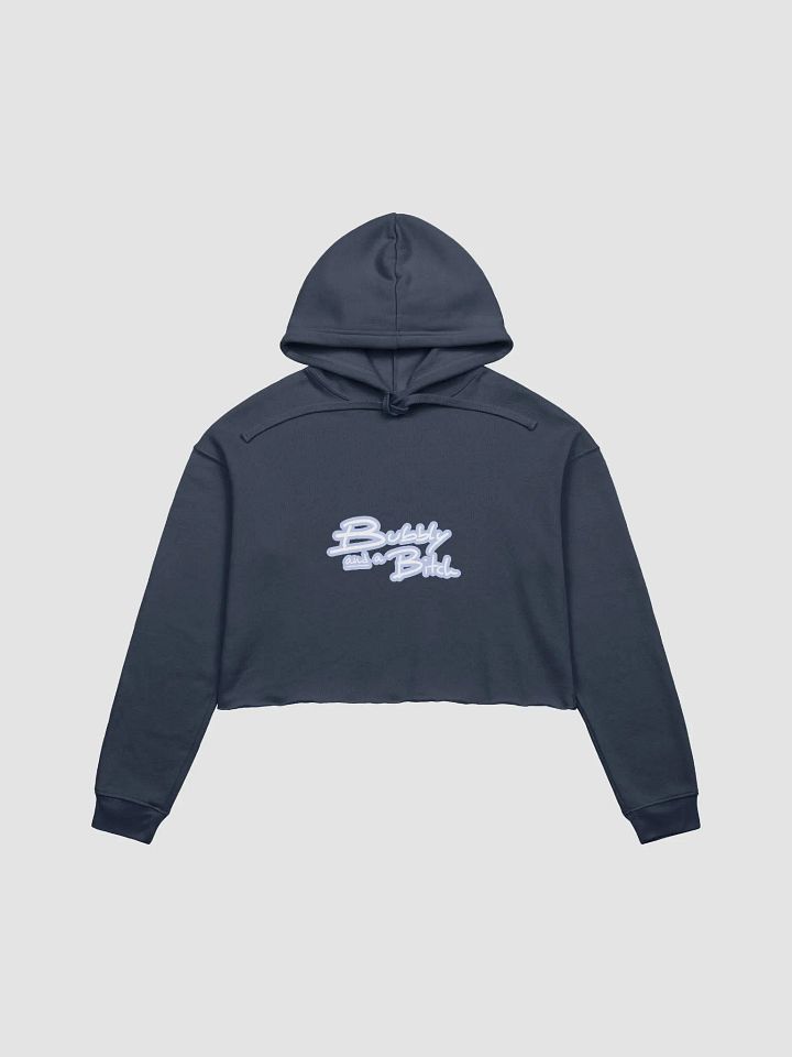 Bubbly and a B*tch (lined design, #BDCAEF) fleece cropped hoodie product image (14)