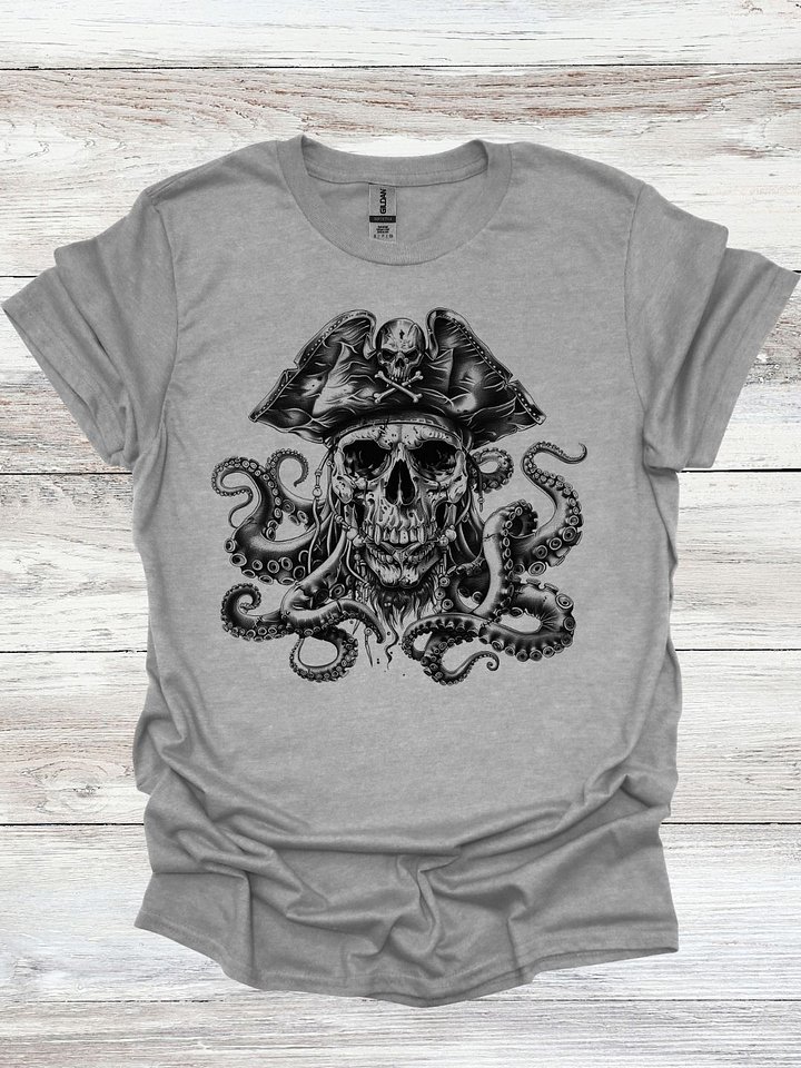 Pirate's Skull & Tentacles T-Shirt product image (1)