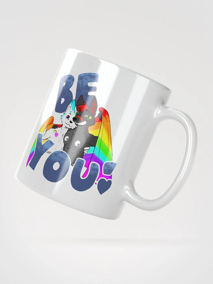 Be You! Pride White Glossy Mug product image (4)