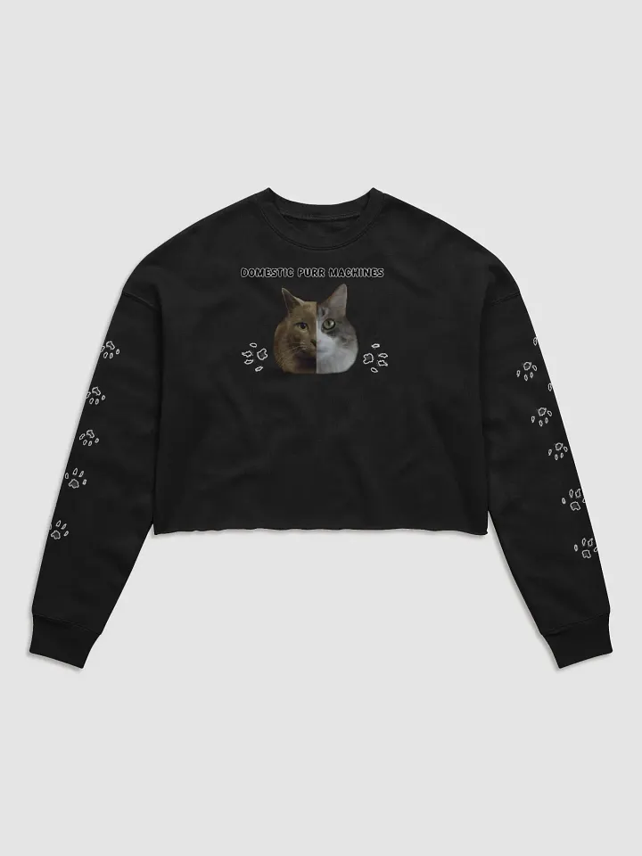 Domestic Purr Machines Fleece Crop Sweatshirt product image (1)