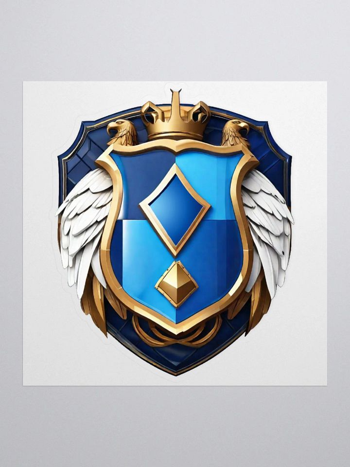 Double eagle crown sticker product image (1)