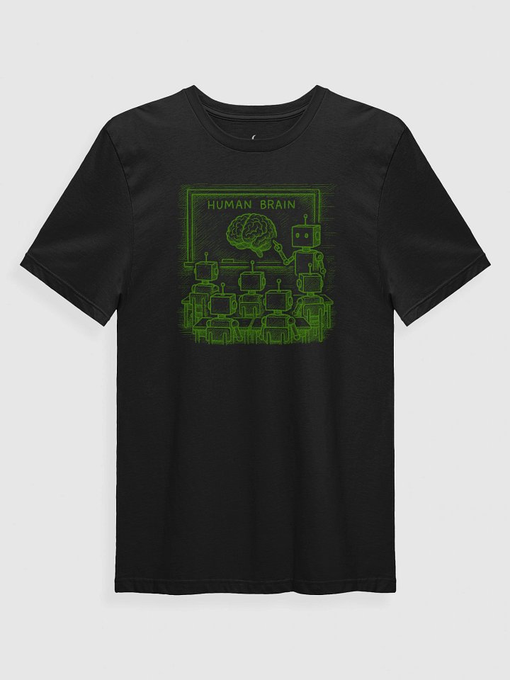 What…? Human? - Robot Classroom - Black Tee product image (1)
