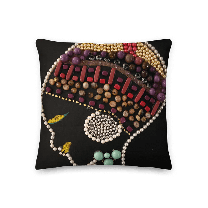 Mosaic Silhouette Decorative Premium Pillow product image (2)