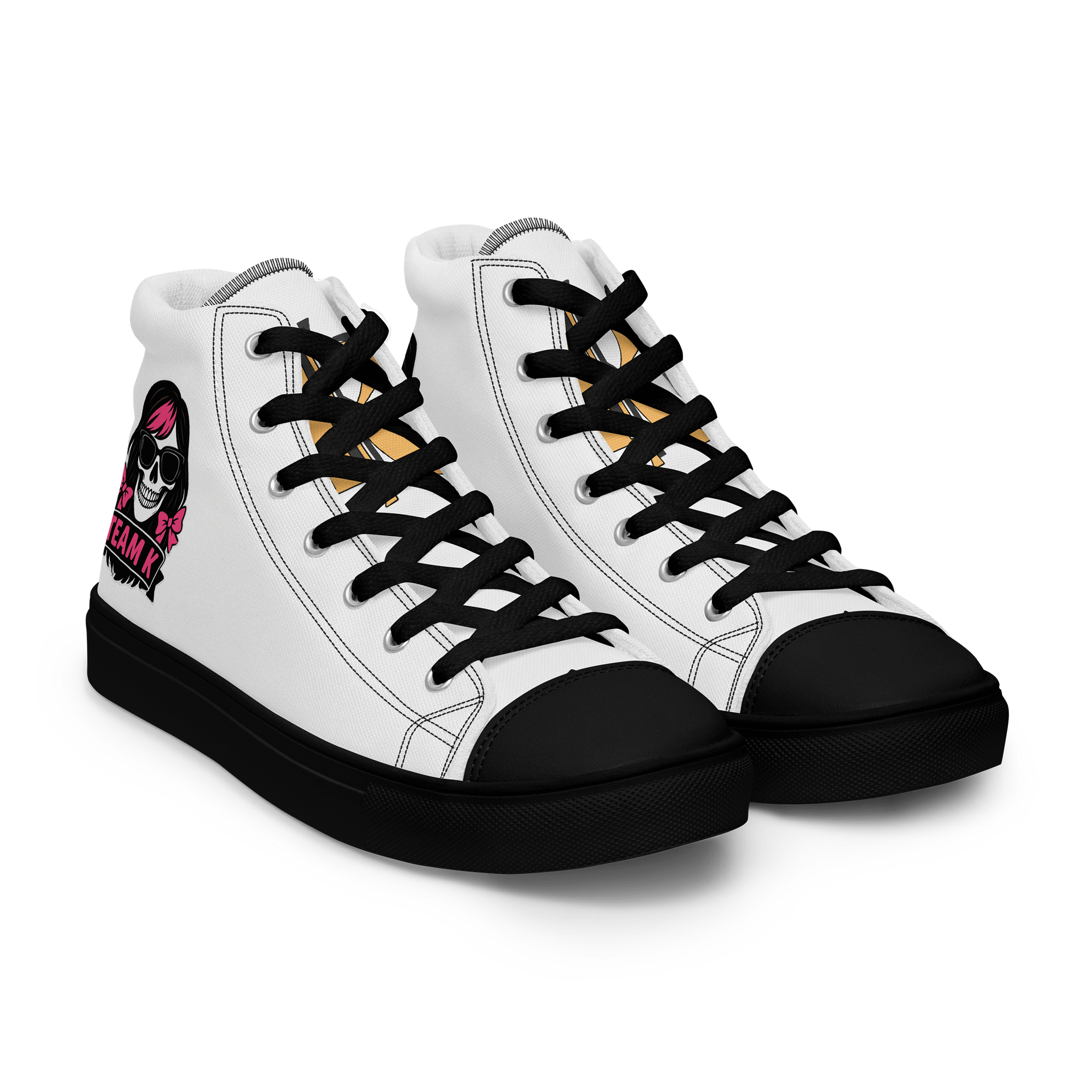 TEAM K (V-6) Women's High Top Canvas Shoes product image (8)